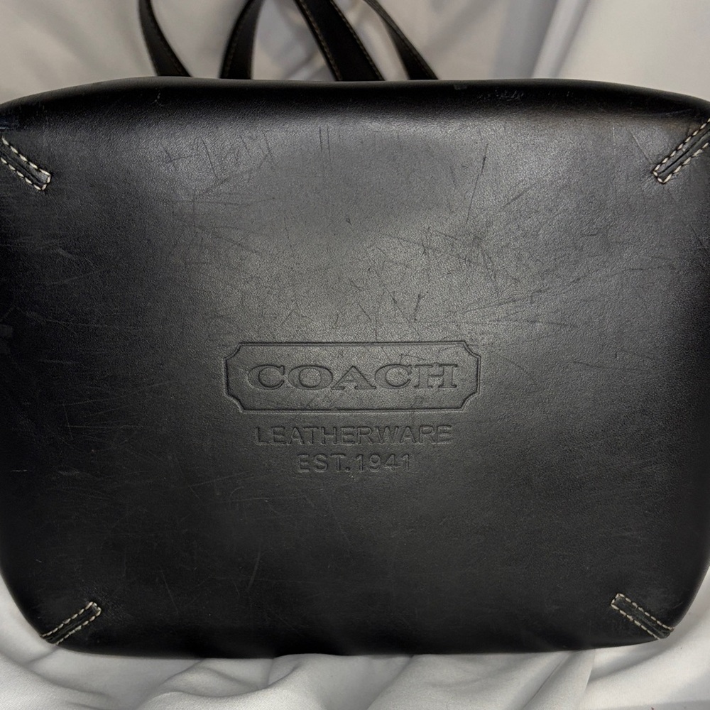 Stylish Black and Cream Tote Bag - Picture 2 of 6